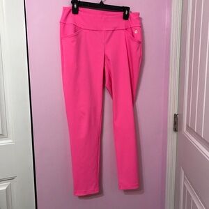 Lilly Pulitzer Luxletic Corso Pant 10 Pull On Golf Performance Stretch UPF 50+